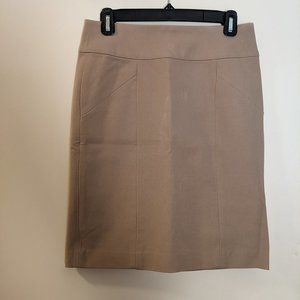 Tan Banana Republic Pencil Skirt